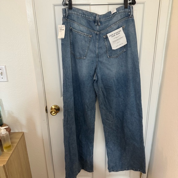 Good American Blue Wide Leg Jeans - Picture 6 of 9